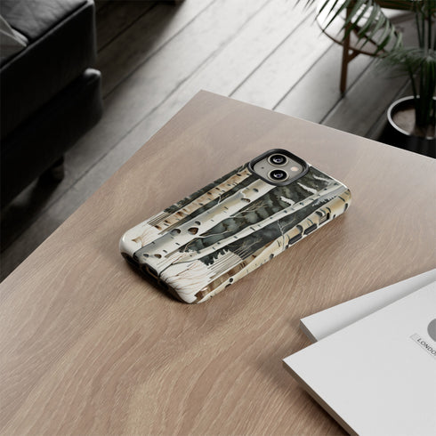 Winter Aspen Trunks - Impact Resistant Phone Case